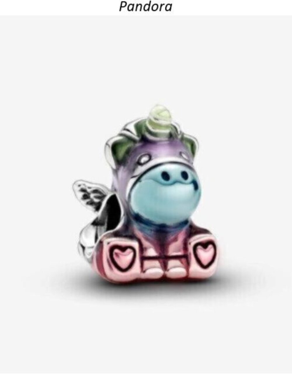 Pandora Colourful Rainbow Bruno the Unicorn Charm